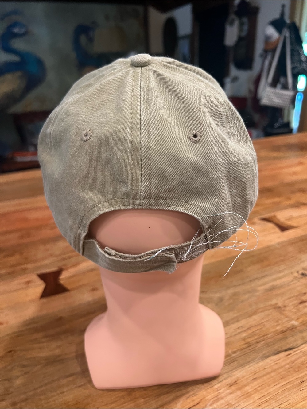 Georgia Embroidered Khaki Baseball Cap - Picture 11 of 14